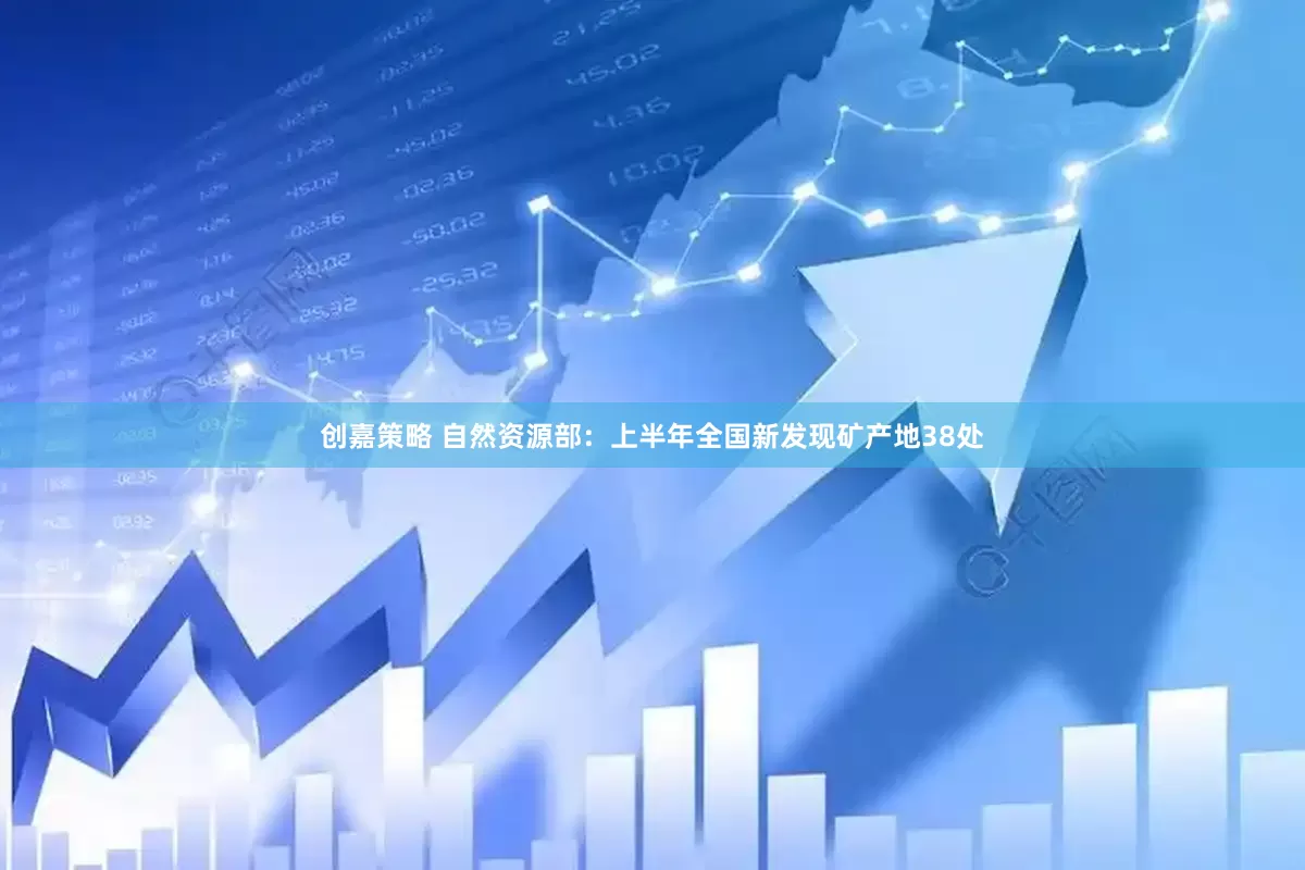 创嘉策略 自然资源部：上半年全国新发现矿产地38处
