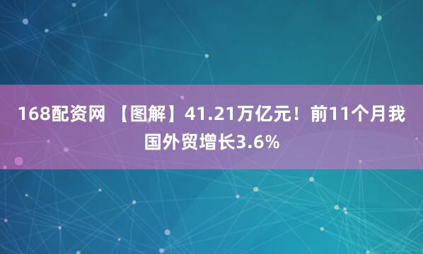 168配资网 【图解】41.21万亿元！前11个月我国外贸增长3.6%