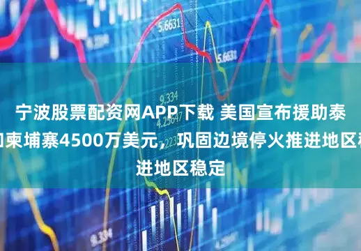 宁波股票配资网APP下载 美国宣布援助泰国和柬埔寨4500万美元，巩固边境停火推进地区稳定